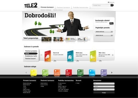 Redizajniran portal Tele2