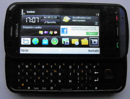 Test mobitela: Nokia C6