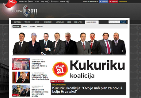 Odluka 2011 - predizborni web vodič Nove tv
