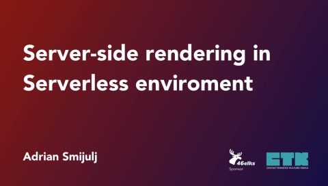 Server-side rendering in Serverless environment - Rijeka