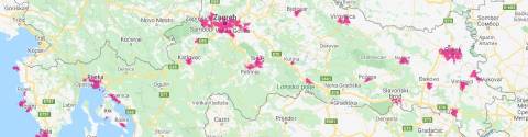 Kliknite za prikaz karte cijele Hrvatske u novom prozoru.