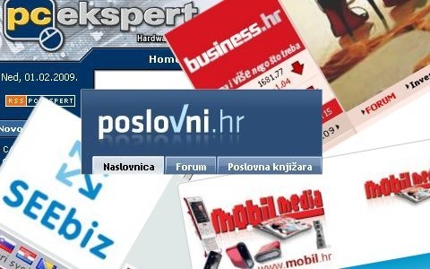Koji su najposjećeniji hrvatski računalni i ekonomski portali?