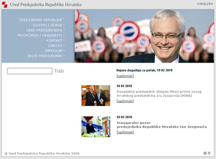 Josipović dobio predsjednički web