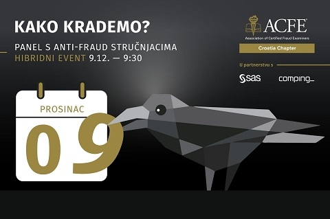 Kako krademo? Panel rasprava s anti-fraud stručnjacima - Zagreb i ONLINE