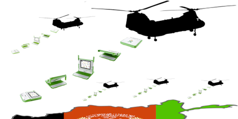 Besmisleni plan OLPC-a: Helikopterima će bacati računala