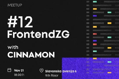Frontend ZG #12 with Cinnamon & Atlantic Grupa - Zagreb