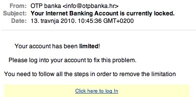Klijenti OTP banke na meti phishing prevaranata