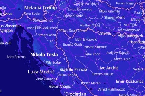 Geograf iz Finske napravio online kartu značajnih ljudi