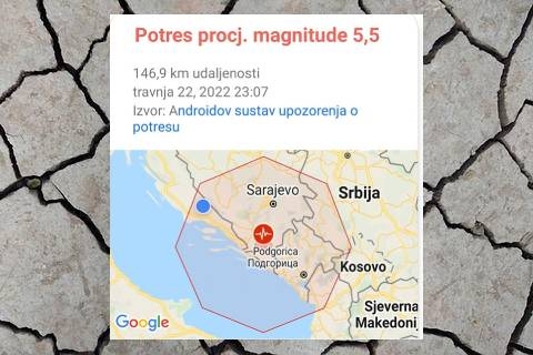 Android u petak građane upozorio da potres dolazi - Kako taj sustav radi?