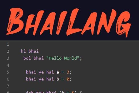 Indijci iz šale razvili programski jezik Bhailang