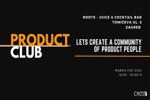Product Club by CroAI - Zagreb