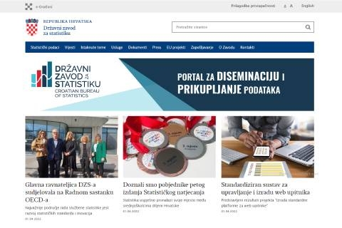 Državni zavod za statistiku dobio nove web stranice